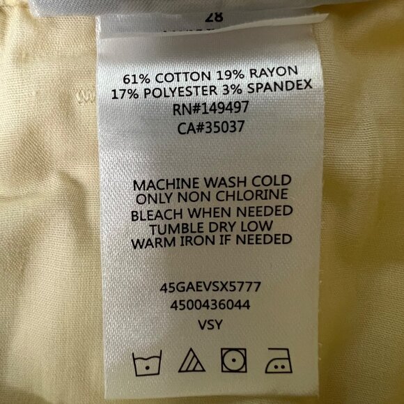 Joes Jeans Womens Hi Rise Honey Jeans Curvy Skinny Ankle Yellow Snake size 28 - Picture 10 of 12